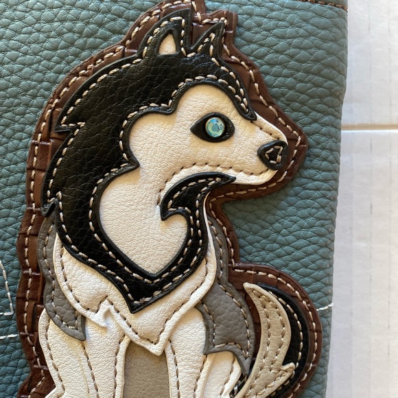 Chala Husky Mini Crossbody Handbag Purse Husky Mom New - Picture 2 of 9